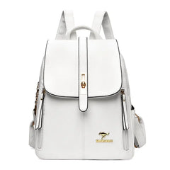 Luxury PU Leather Women's Backpack – Vintage Casual Daypack