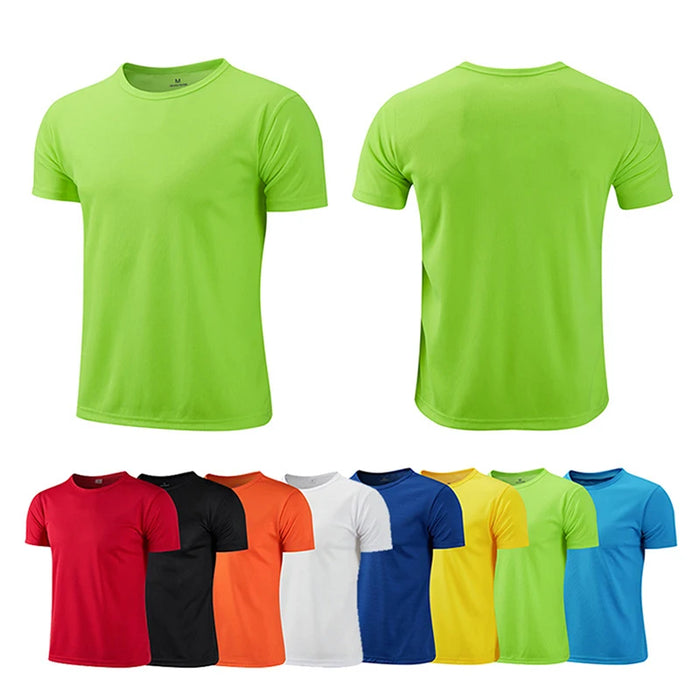 Men’s Quick-Dry Sports Jersey, Running, Football & Gym T-Shirt