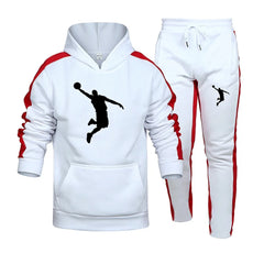 Men’s 2-Piece Tracksuit – Casual Hoodie & Joggers Set for Spring & Autumn