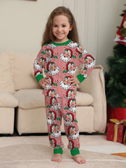 Festive Family Pyjama Set - Santa Stripe Design