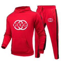 Men’s Tracksuit Set – Casual Hoodie & Jogger Pants 2-Piece Sportswear