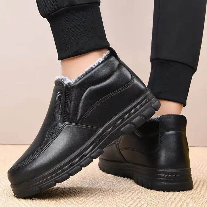 Men's Waterproof Warm Lined Snow Boots