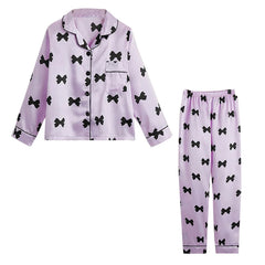 Girls' Satin Silk Pyjama Set – Long Sleeve Two-Piece Sleepwear