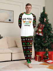 Festive Family Pyjama Set with Fun Holiday Prints