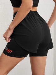FlexiFit Dual-Layer Yoga Shorts
