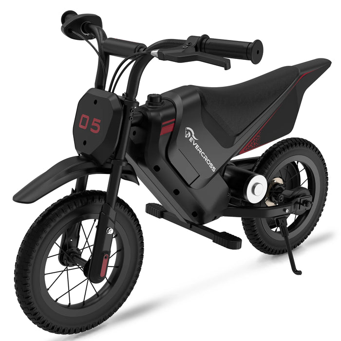 Junior Electric Dirt Bike 150W, Ages 3-12, 8 or 16km/h, BLACK