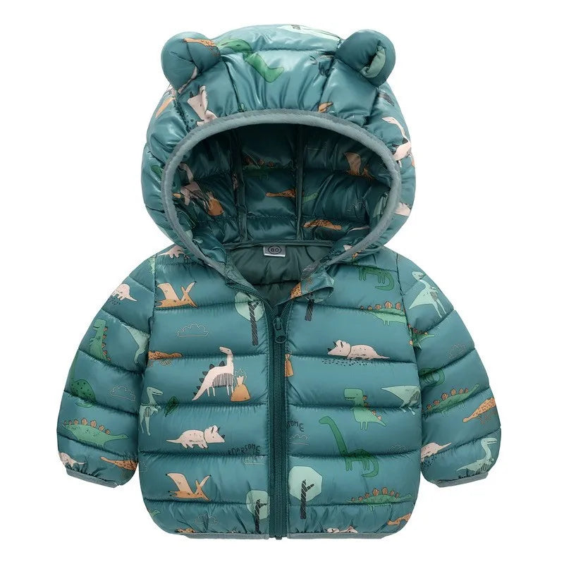 Kids' Lightweight Hooded Puffer Jacket