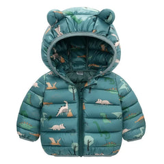 Kids' Lightweight Hooded Puffer Jacket