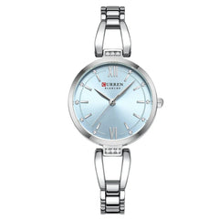 CURREN Luxury Quartz Watch with Rhinestones