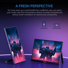 Vivid 144Hz Portable Gaming Monitor with HDR
