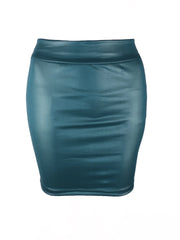 Women's High-Waist Bodycon Mini Skirt – Slim Fit Pencil Skirt