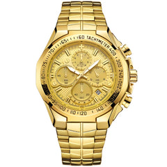 WWOOR Luxury Gold Chronograph Men's Watch