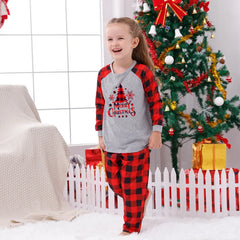 Festive Plaid Family Christmas Pyjama Set