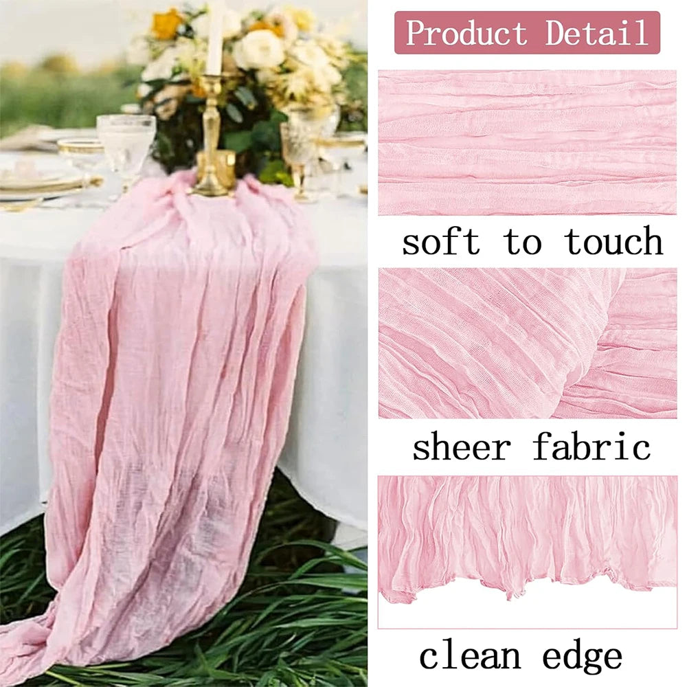 Cheesecloth Table Runner