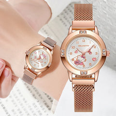 MINISO Hello Kitty Diamond Quartz Watch