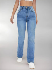 High Rise Vintage Wash Relaxed Fit Jeans