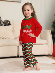 Festive Family Pyjama Set - Elk Patterned Plaid Comfort