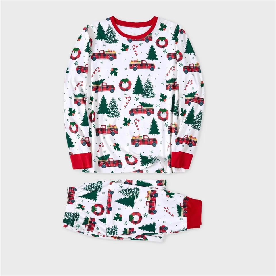 Festive Family Cotton Christmas Pyjama Set