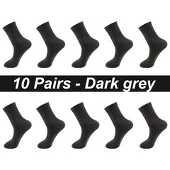 Men's Cotton Rich Socks, 10 Pairs
