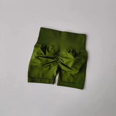BreezeFit High-Waist Yoga Shorts