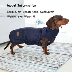 Dachshund Winter Coat, Water-Repellent