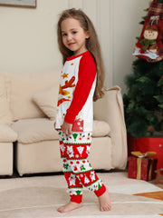 Festive Family Pyjama Set with Reindeer & Polar Bear Prints