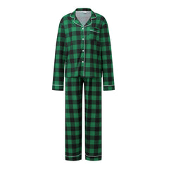 Plaid Family Christmas Pyjama Set - Cosy Festive Outfits