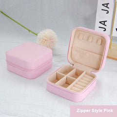 Travel Jewellery Case with Zip, 10 cm