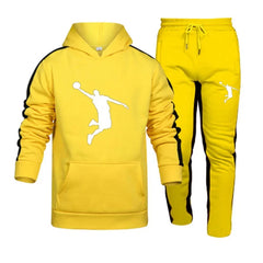 Men’s 2-Piece Tracksuit – Casual Hoodie & Joggers Set for Spring & Autumn