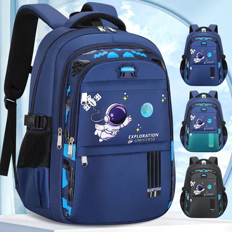 AstroPack Kids’ Waterproof School Backpack – Space Adventure Edition