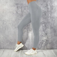 Women's High-Waisted Butt-Lifting Leggings – Stretchy Yoga & Gym Workout Tights with Pockets