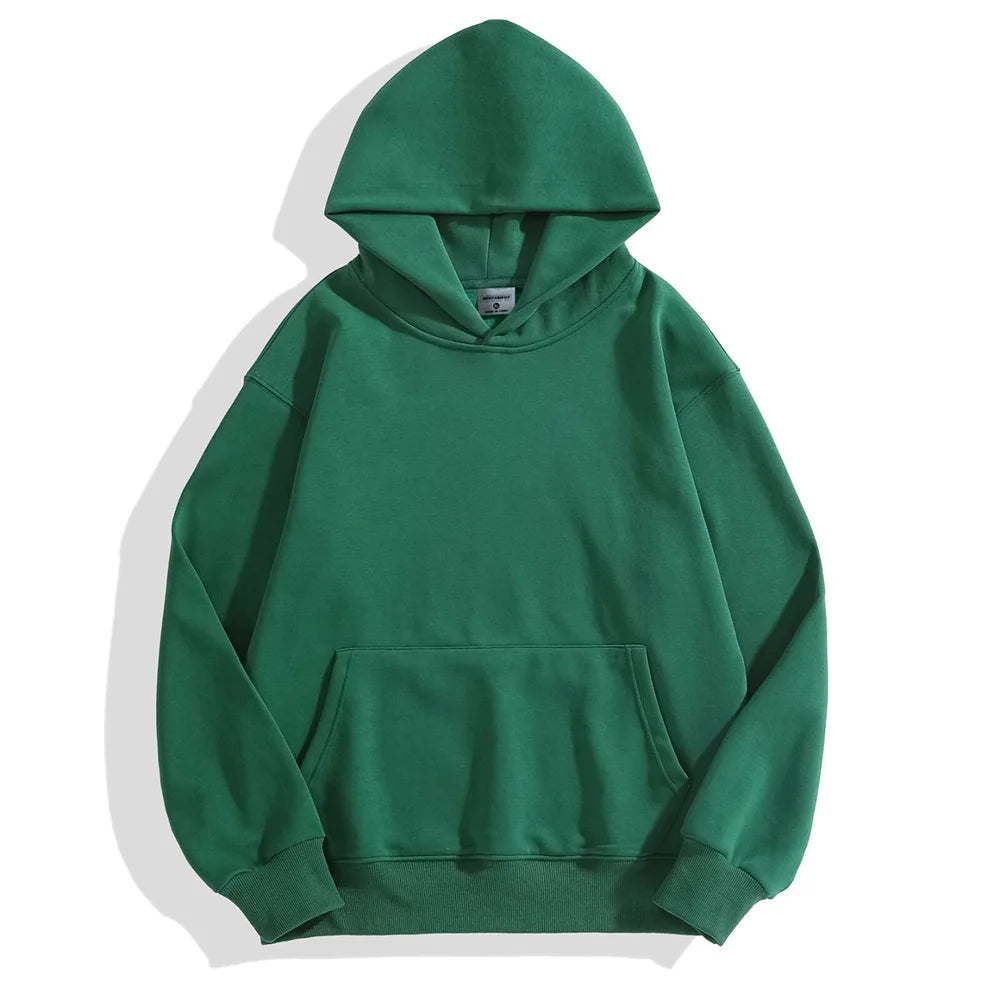 Men's Heavyweight Fleece-Lined Hoodie, 480gsm