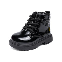 Kids' Waterproof Lace-Up Boots with Zip