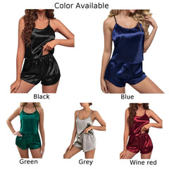Soft V-Neck Camisole & Shorts Pyjama Set