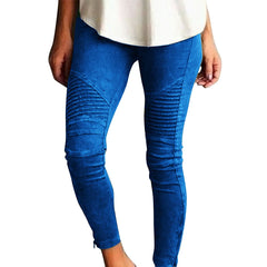 Chic Stripe Slim-Fit Trousers