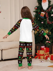 Festive Family Pyjama Set with Fun Holiday Prints