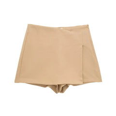 Women's Elegant Skort – High-Waisted Summer Skirt-Shorts for Casual & Party Wear