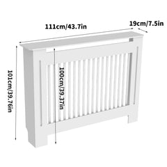 Super Tall 100CM Radiator Cover – Modern MDF Grill Shelf Cabinet