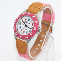 Kids' 24-Hour Quartz Canvas Watch