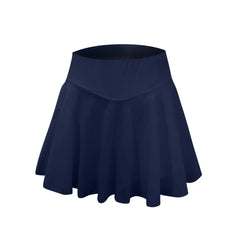 Women's High-Waisted Sports Skort – Lightweight Tennis & Yoga Skirt with Built-In Shorts