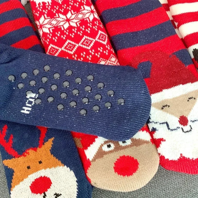 Women's Christmas Fluffy Slipper Socks