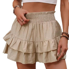 Women's Wide-Leg Draped Shorts – Casual & Versatile Summer Wear