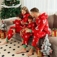 Flannel Warm Family Christmas Pyjamas Set