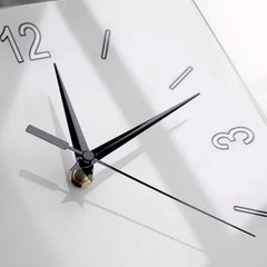 LuxeDual Two-Sided Silent Wall Clock