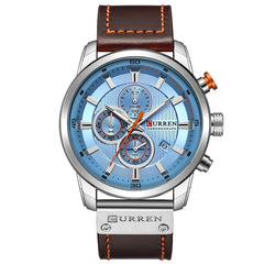 CURREN Luxury Chronograph Men's Quartz Watch