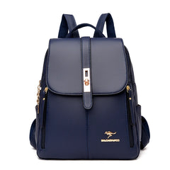 Luxury PU Leather Women's Backpack – Vintage Casual Daypack