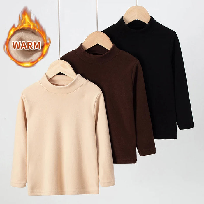 Kids’ Soft Knit Long-Sleeve T-Shirt, Autumn & Winter Essential, image 2