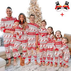 Matching Christmas Family Pyjama Set - Festive Cotton Comfort