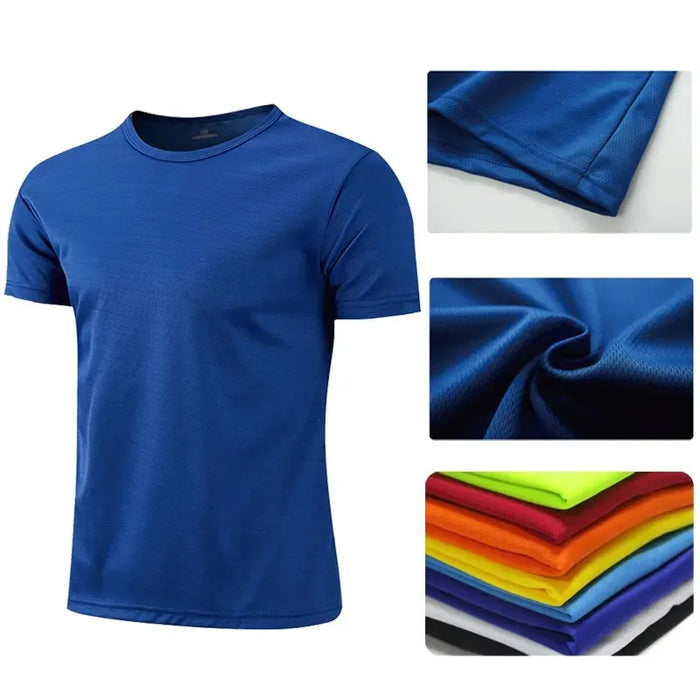 Men’s Quick-Dry Sports Jersey, Running, Football & Gym T-Shirt, image 2