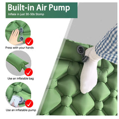 Inflatable Camping Mat with Pillow